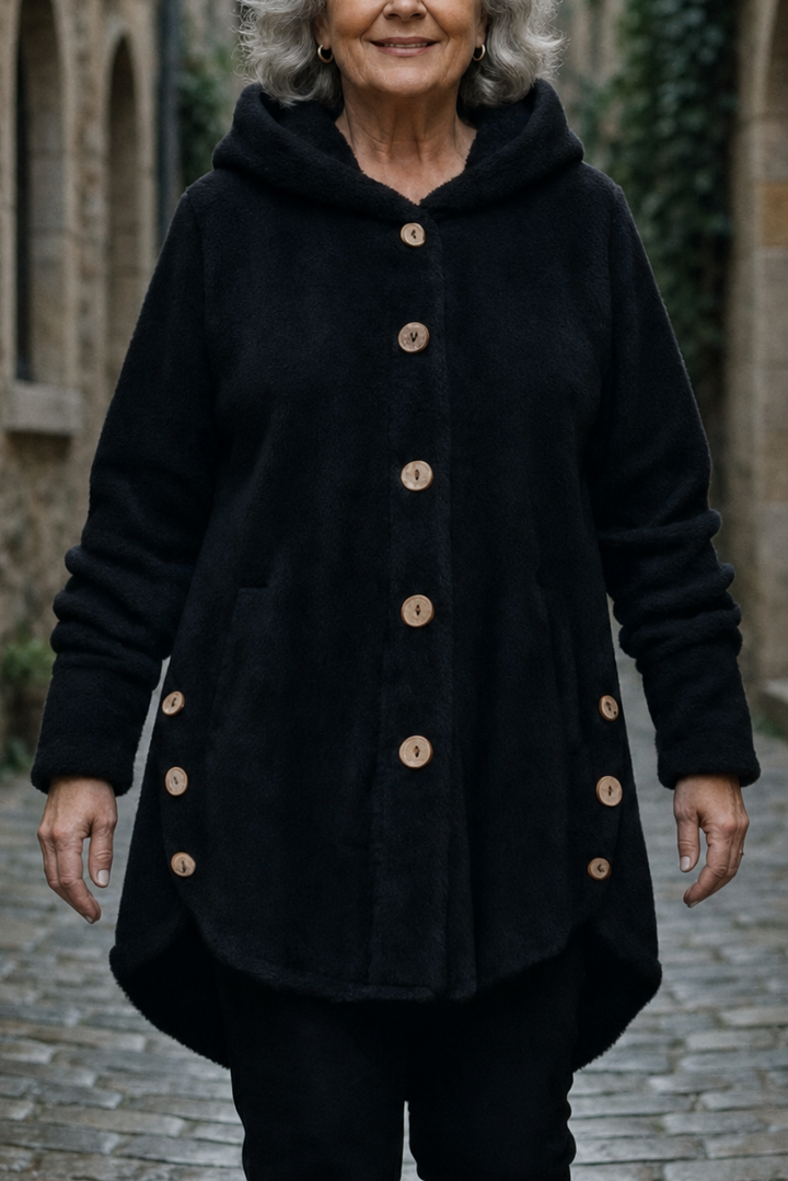 Fenwick – Button-Front Fleece-Look Shirt Jacket