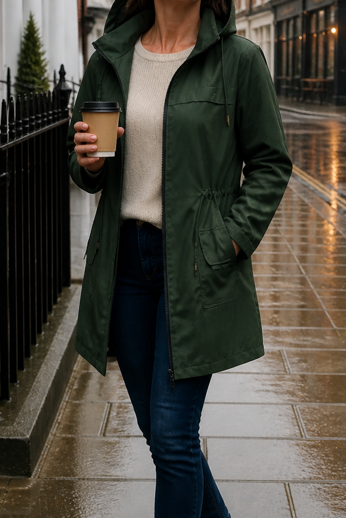 Rainelle – Fitted Waterproof Everyday Rain Jacket