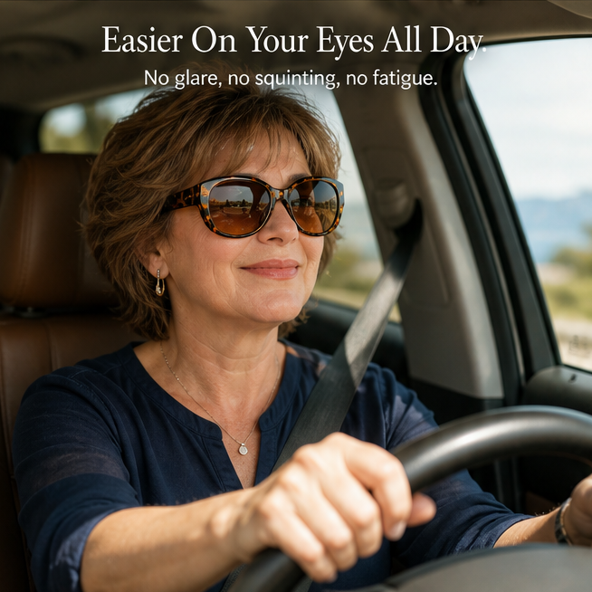 Soluna™ Oversized Cat Eye Sunglasses for Wear Over Glasses