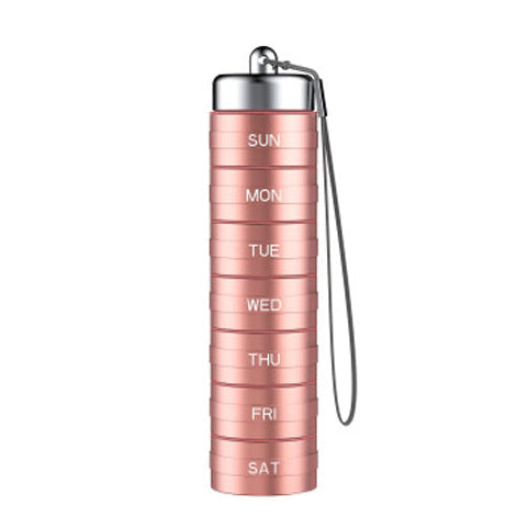 Pillvault™ – Waterproof 7 Day Aluminum Pill Organizer
