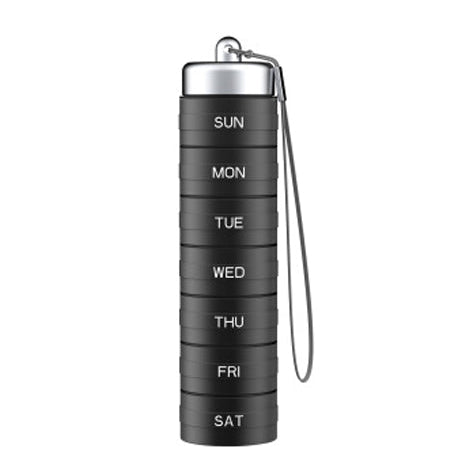 Pillvault™ – Waterproof 7 Day Aluminum Pill Organizer