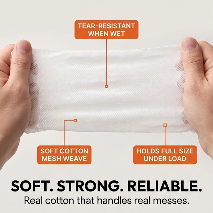 Pocketex™ Compressed Cotton Towel Tablets