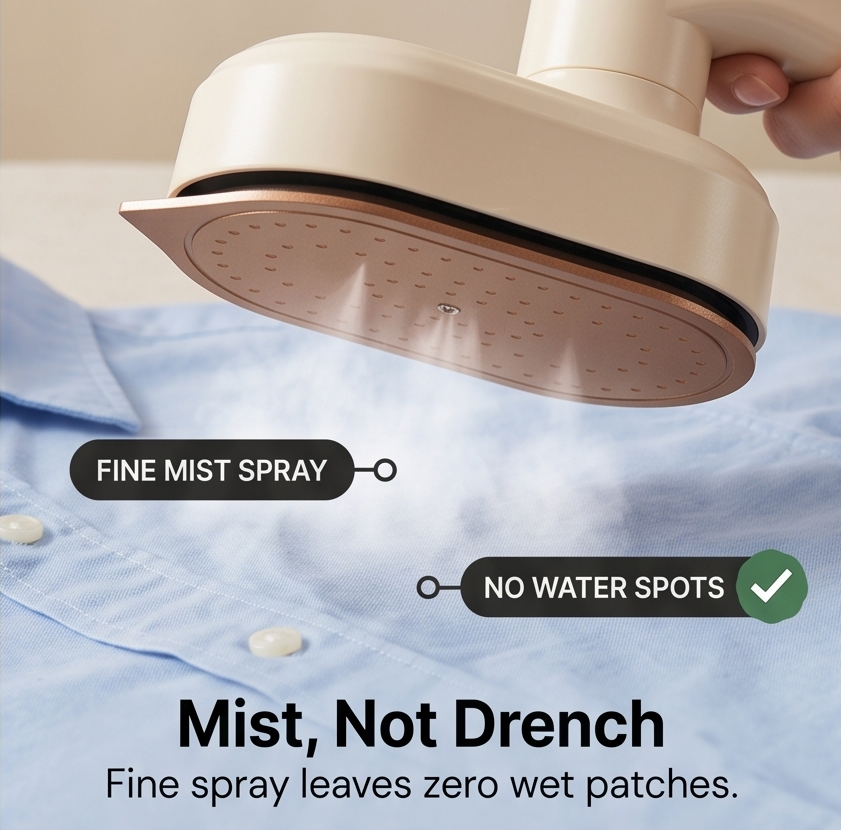 Steamly™ Portable Rotating Steam Iron for Travel