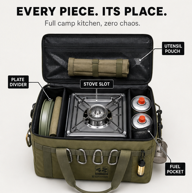 Ruckhaul™ – Waterproof Camping Storage Bag with Compartments