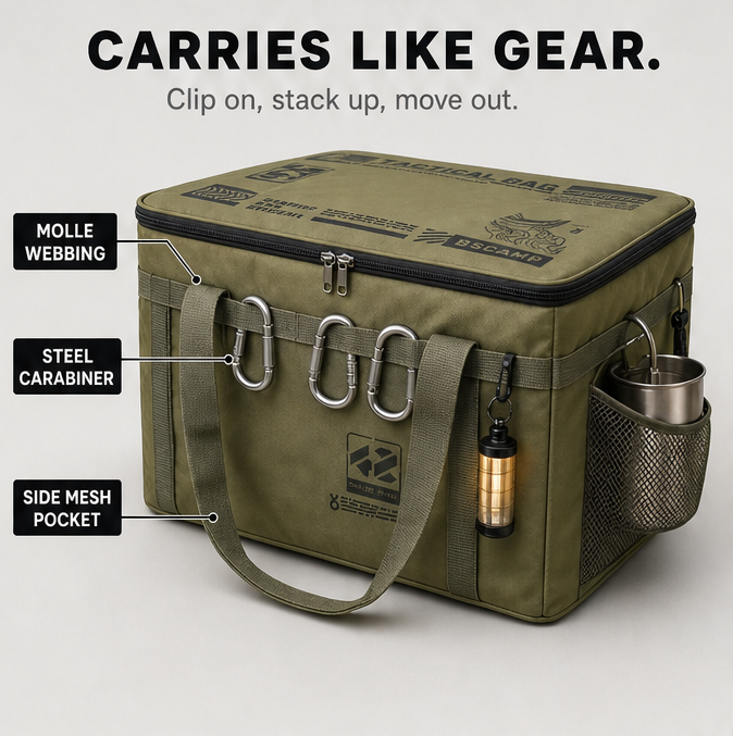 Ruckhaul™ – Waterproof Camping Storage Bag with Compartments