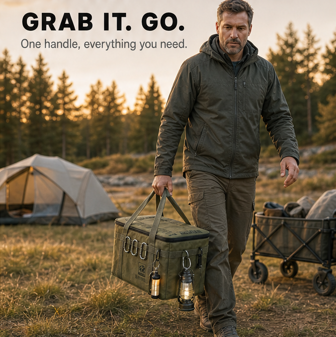 Ruckhaul™ – Waterproof Camping Storage Bag with Compartments