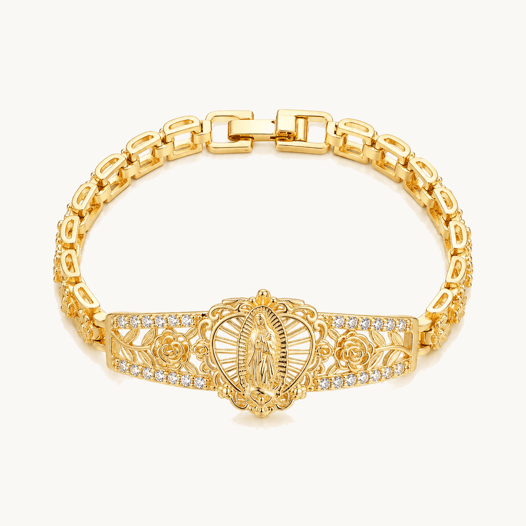 Sancta™ – Virgin Mary Filigree Bracelet