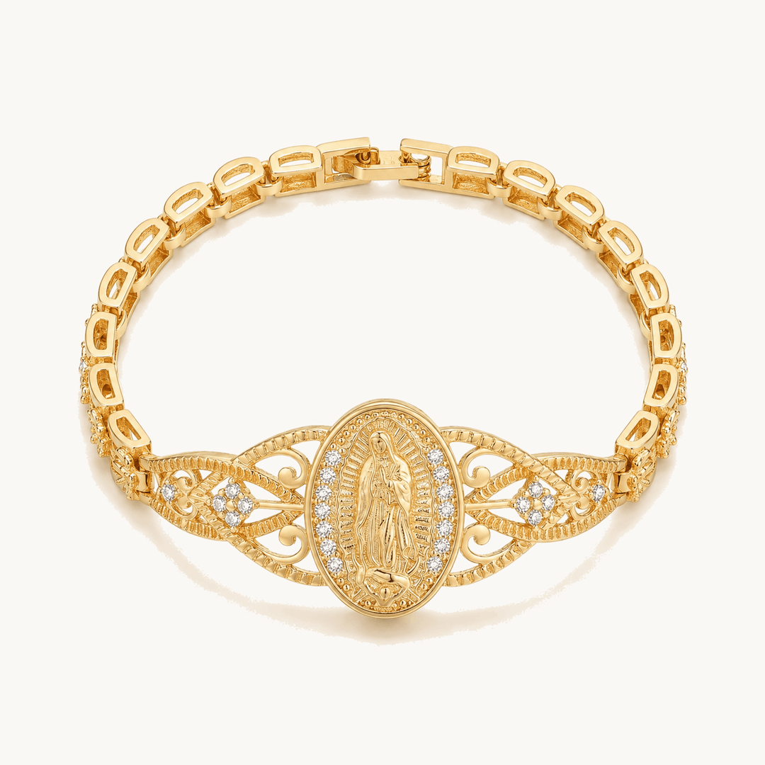 Sancta™ – Virgin Mary Filigree Bracelet