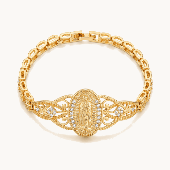 Sancta™ – Virgin Mary Filigree Bracelet
