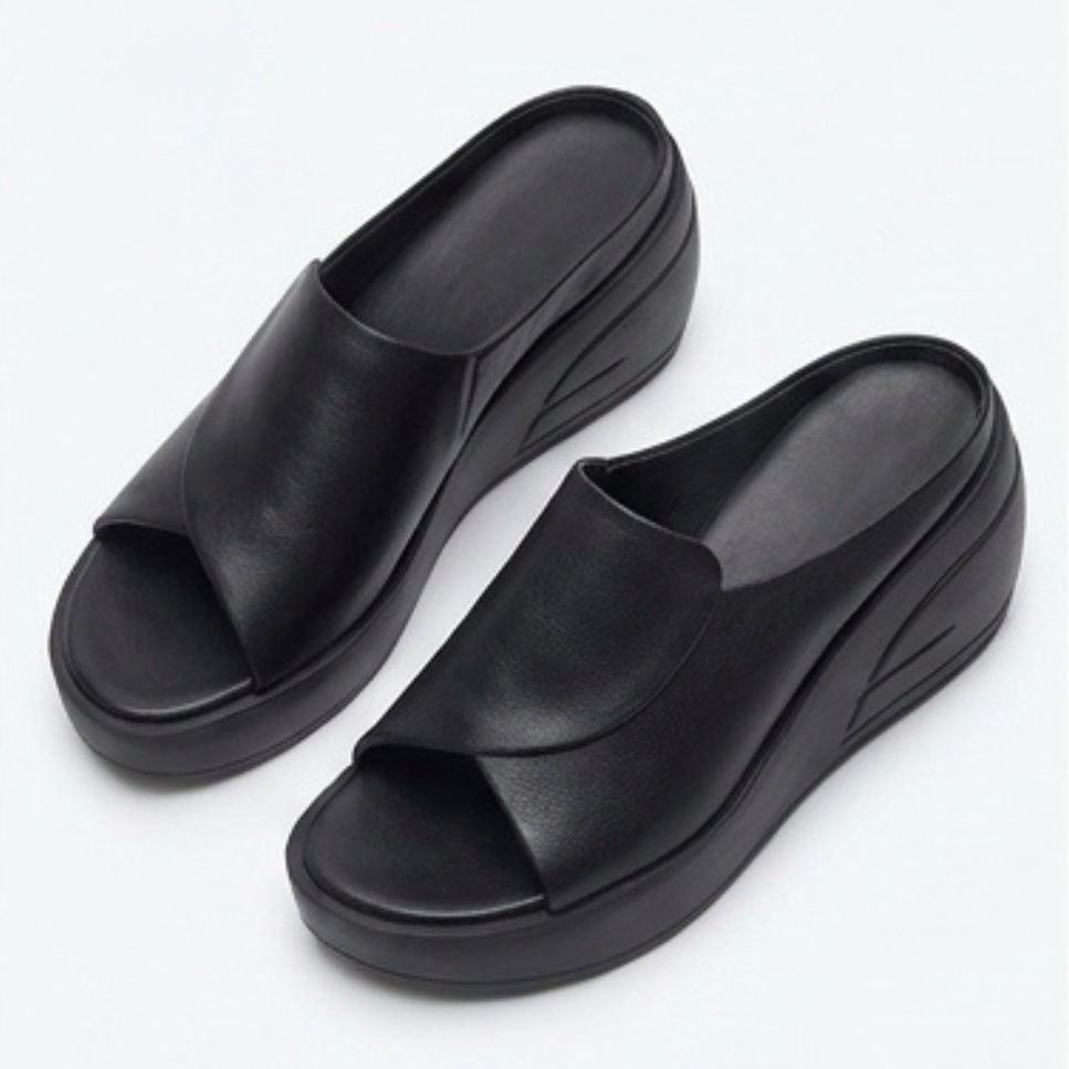 Luneva™ - Cushioned Wedge Sandals for Wide Feet