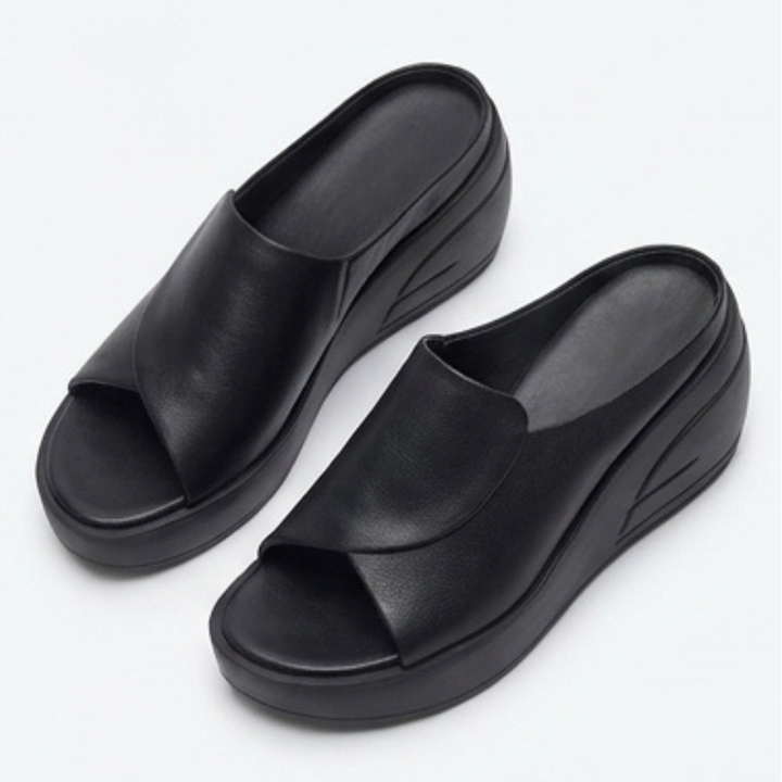 Luneva™ - Cushioned Wedge Sandals for Wide Feet