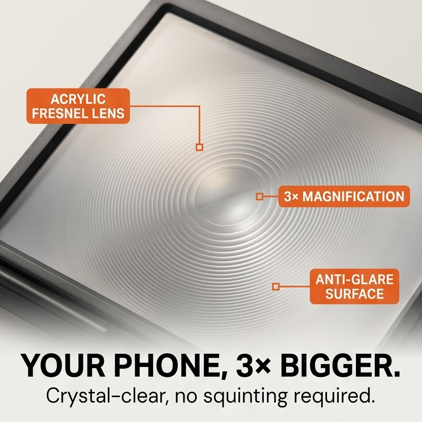 ScreenLift™ – HD Phone Magnifier for Easier Viewing