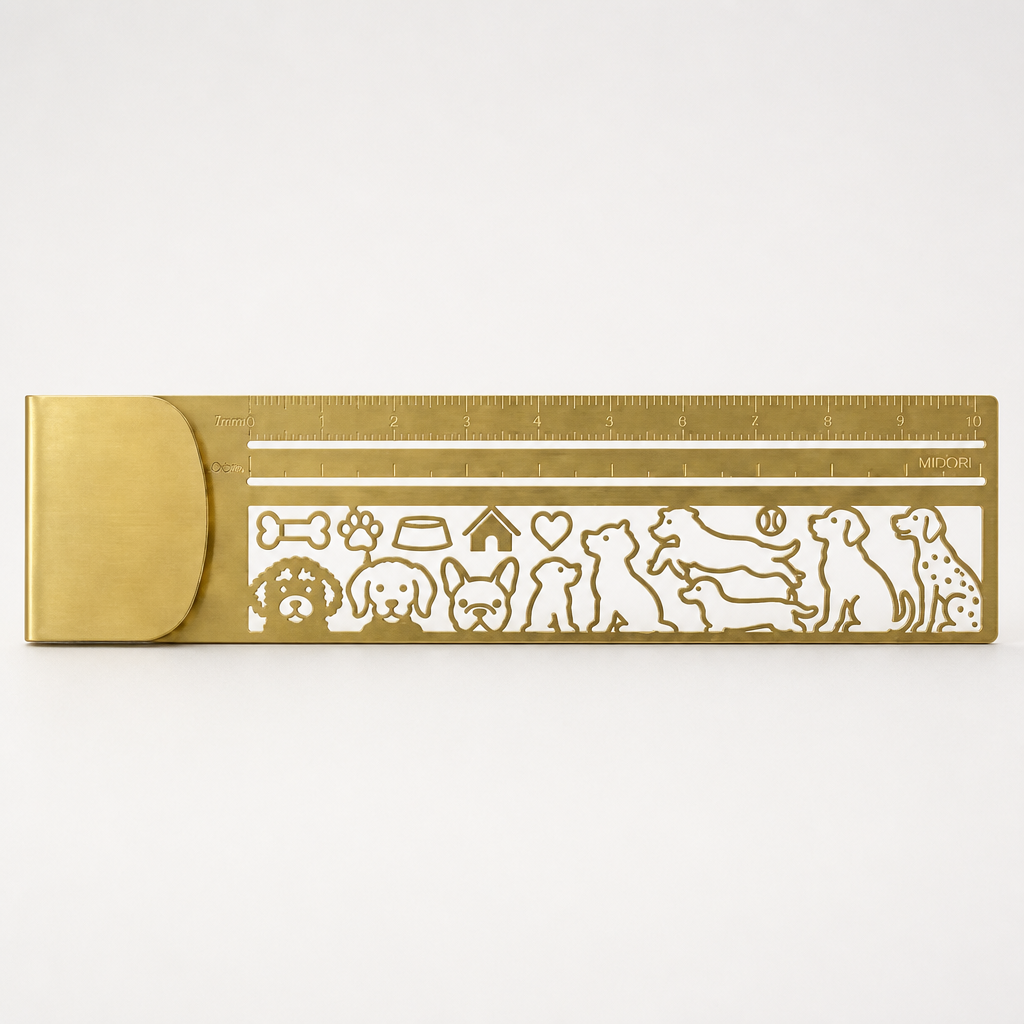 Markwell – Cat Stencil Ruler Bookmark