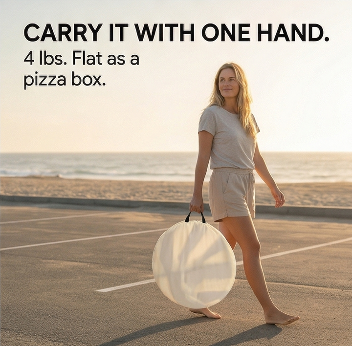 Shadespring™ – Instant Pop Up Beach Tent