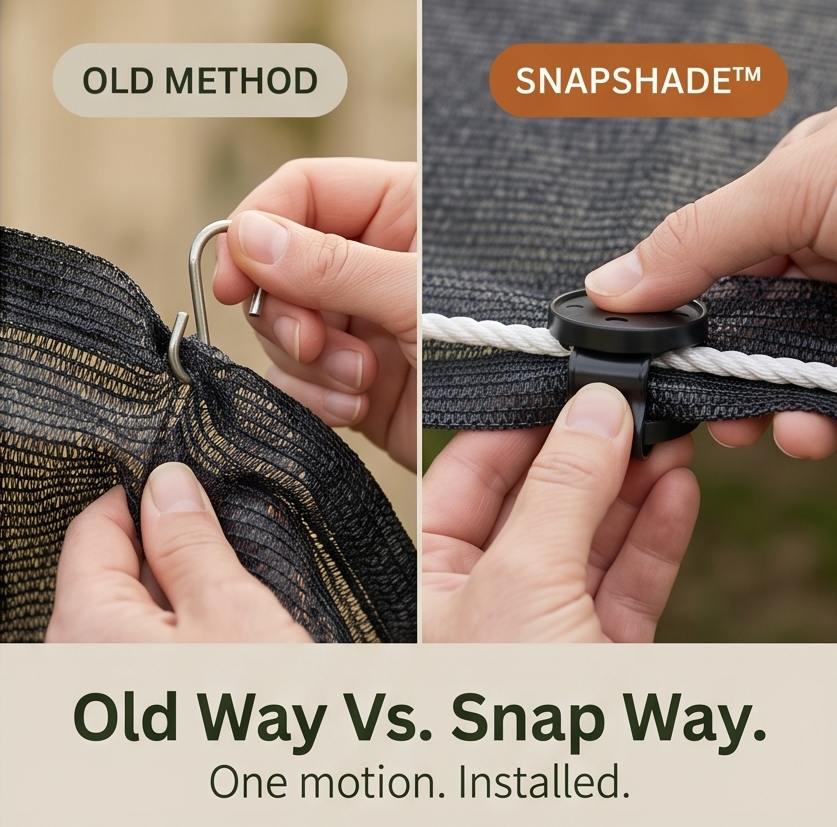 SnapShade™ - Heavy-Duty Shade Net Clips