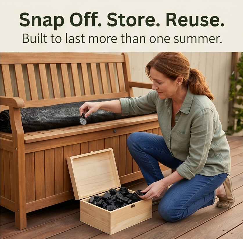 SnapShade™ - Heavy-Duty Shade Net Clips