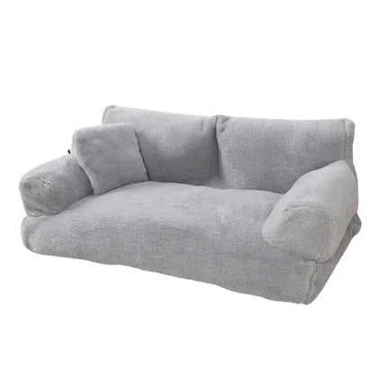 Pawlura™ – Plush Pet Sofa with Washable Cover