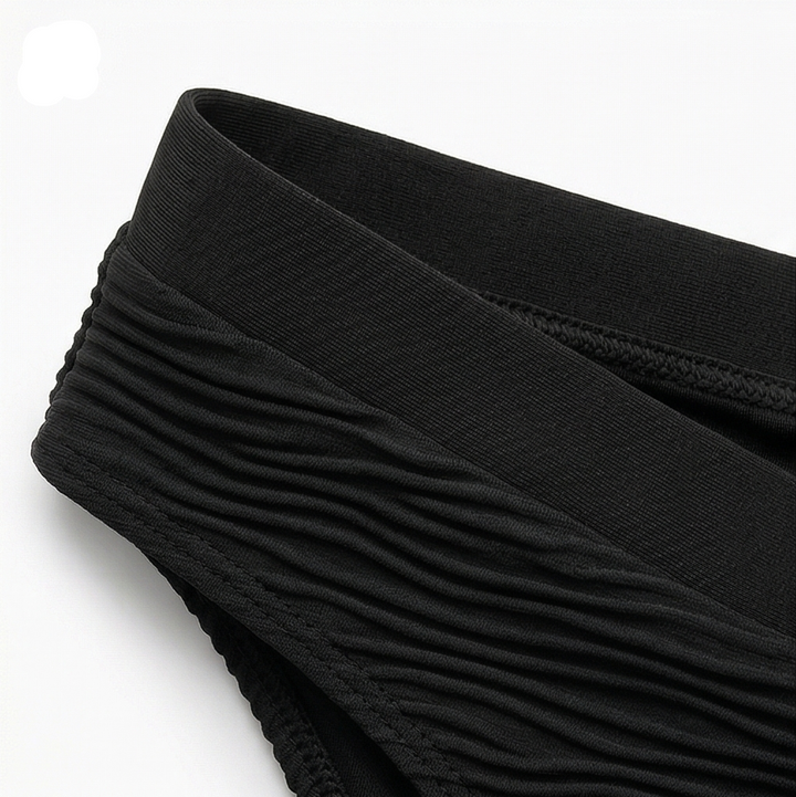 Solaia™ – Sculpted Textured High Waist Bikini Set