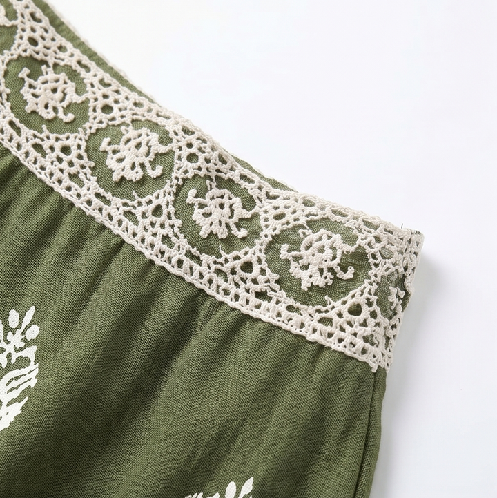 Solenne™ – Bohemian Off-Shoulder Matching Set