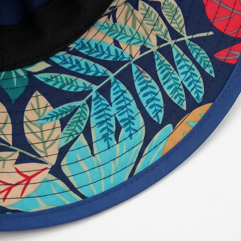 Solwen™ – Wide Brim Sun Visor with Ponytail Opening