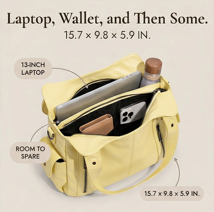 Sovana™ – Soft Shoulder Bag with Crossbody Strap