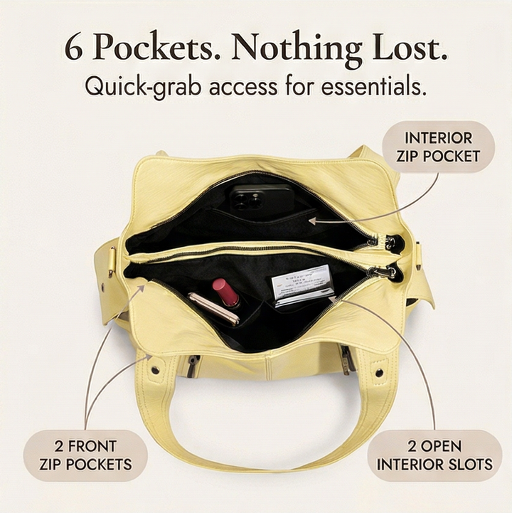 Sovana™ – Soft Shoulder Bag with Crossbody Strap