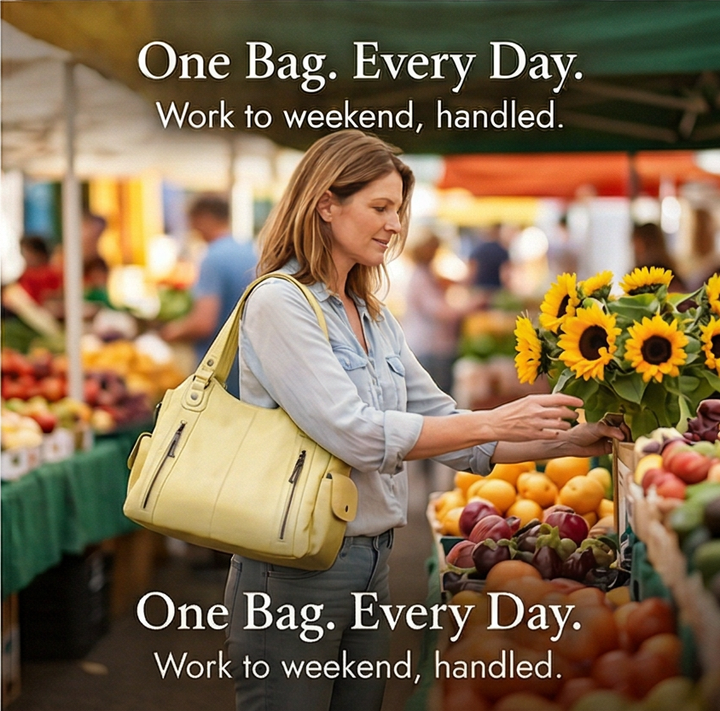 Sovana™ – Soft Shoulder Bag with Crossbody Strap