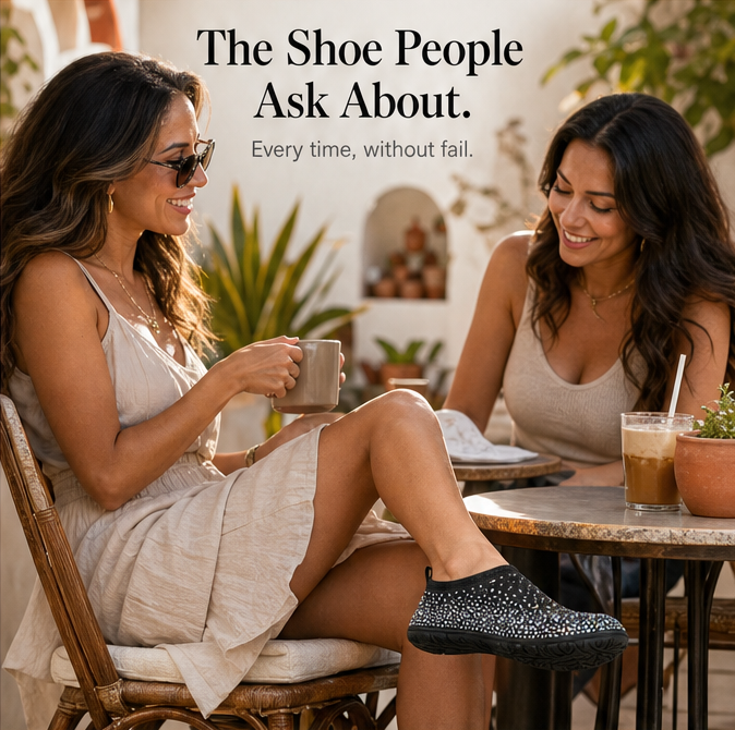 Sparkella™ – Rhinestone Slip-On Water Shoes