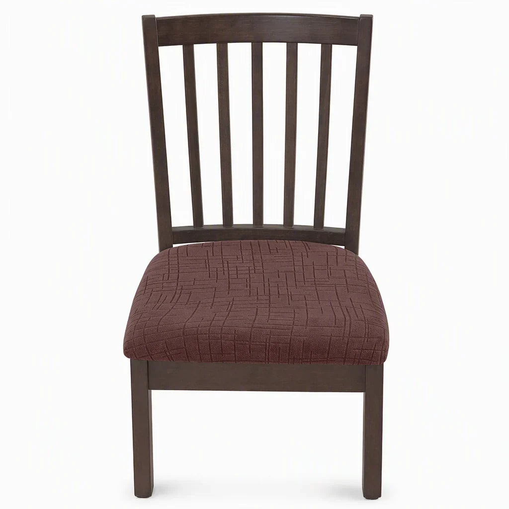 Snugseat – Tieless Stretch Jacquard Dining Chair Cover