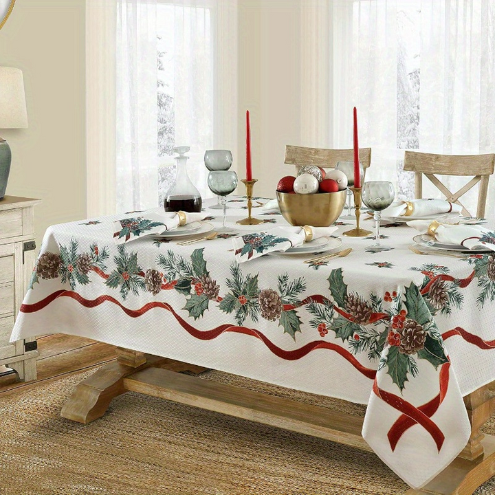 Hollymere – Christmas Printed Tablecloth
