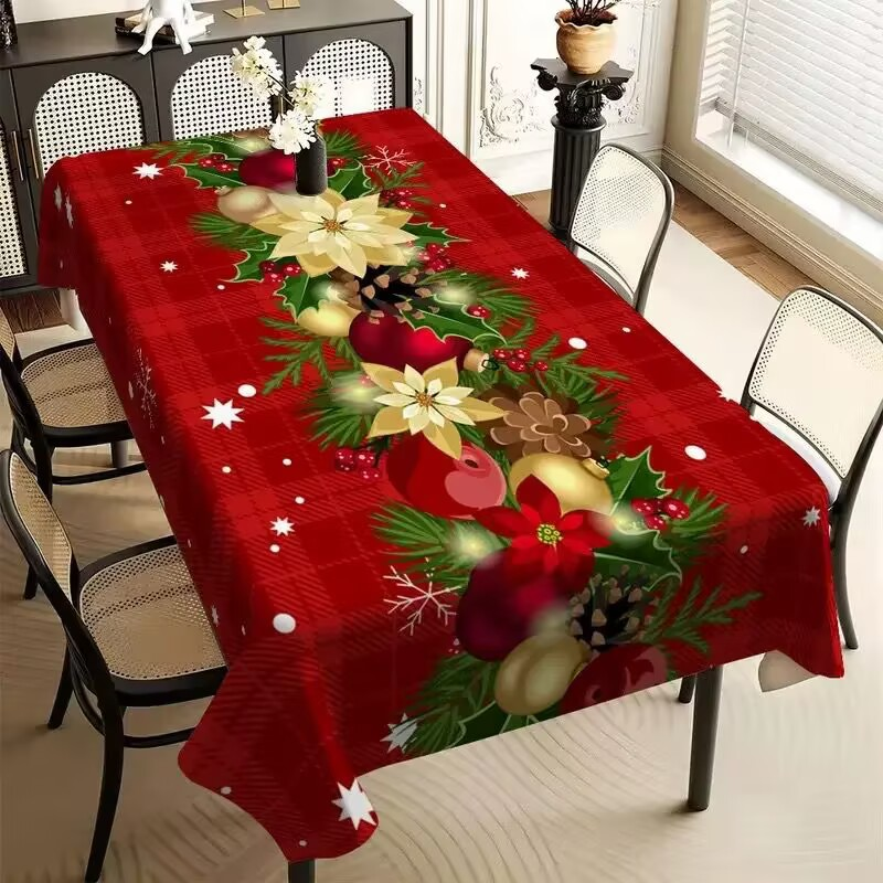 Hollymere – Christmas Printed Tablecloth