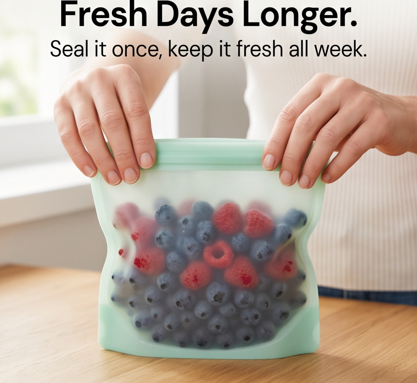 Stovia™ – Leakproof Stand-Up Silicone Storage Bags