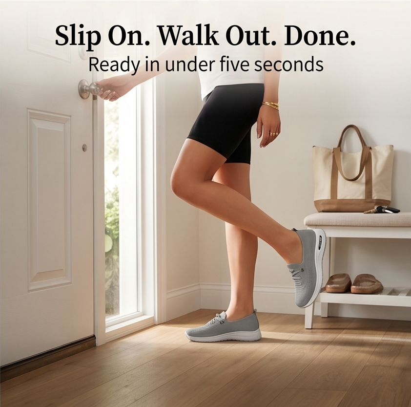 Strideflow™ – Lightweight Mesh Slip-On Sneakers