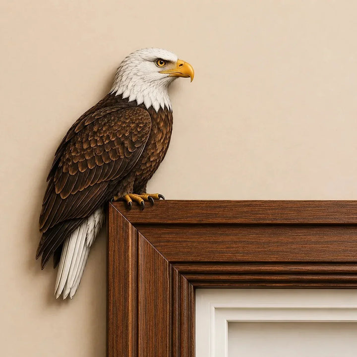 Perch & Feather – Cardinal Branch Metal Bird Décor