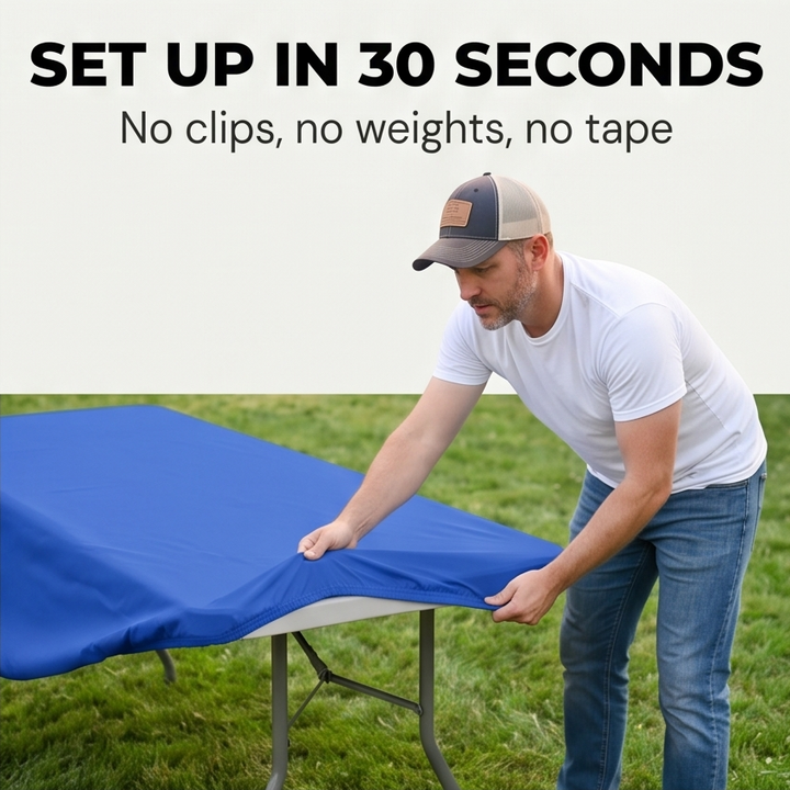 Tabliq™ – Stretch Tablecloth with Elastic Edges
