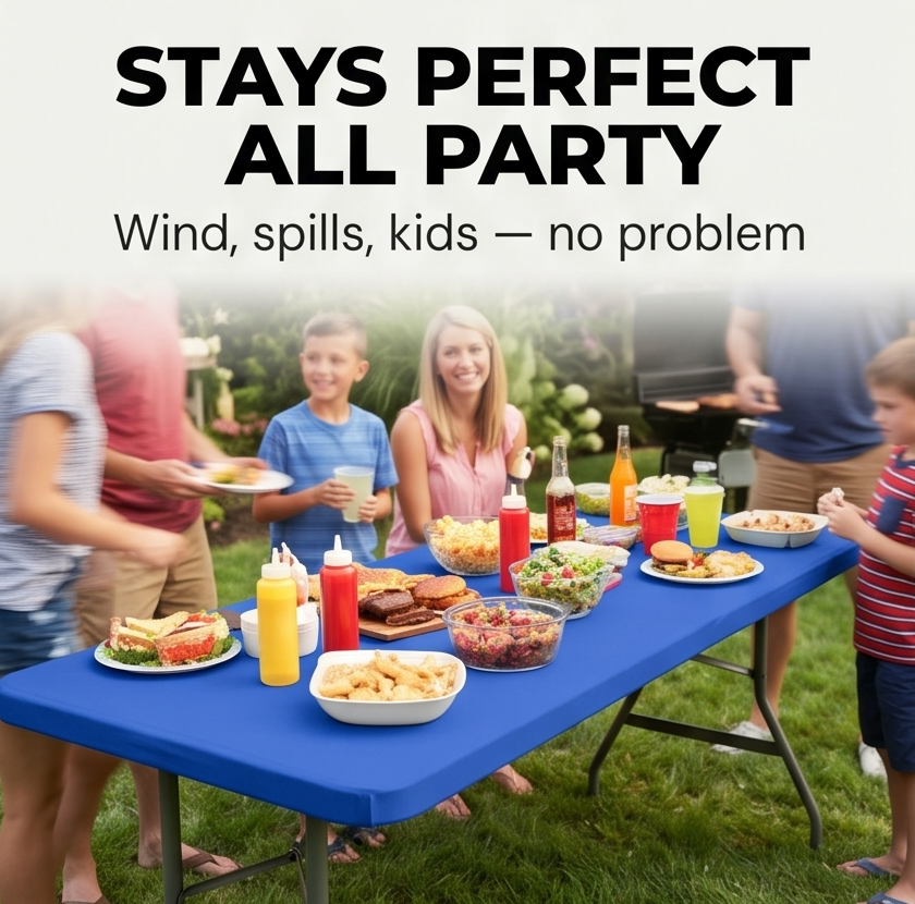 Tabliq™ – Stretch Tablecloth with Elastic Edges