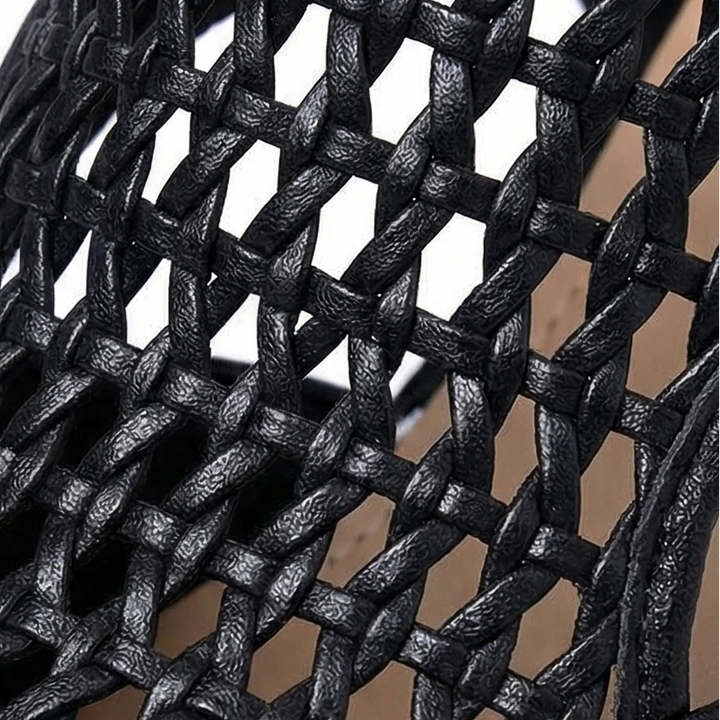 Tessara™ – Breathable Woven Summer Heel Sandals