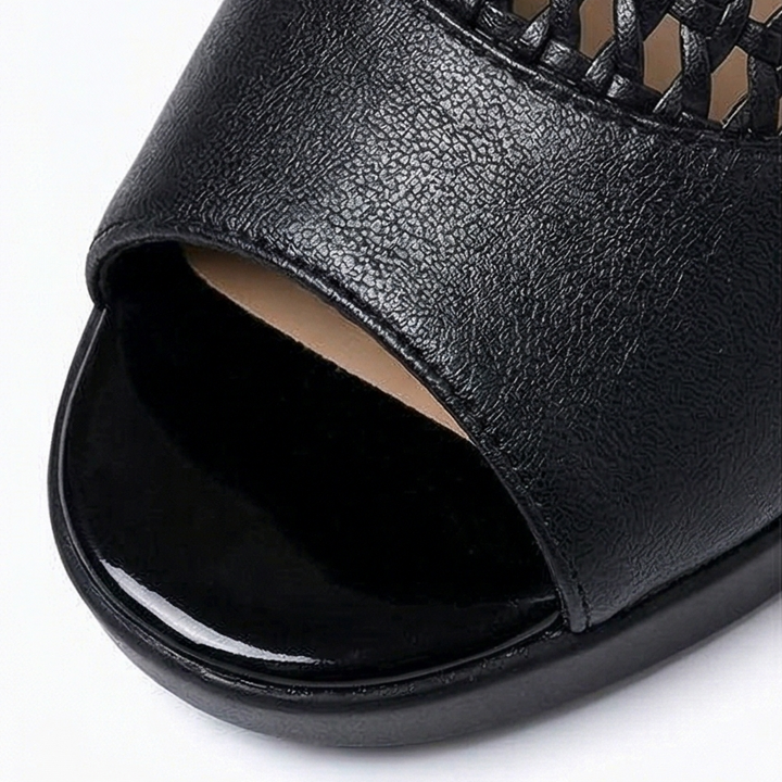 Tessara™ – Breathable Woven Summer Heel Sandals