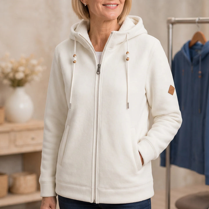 SherpaHaven – Thickened Sherpa-Look Full-Zip Hoodie