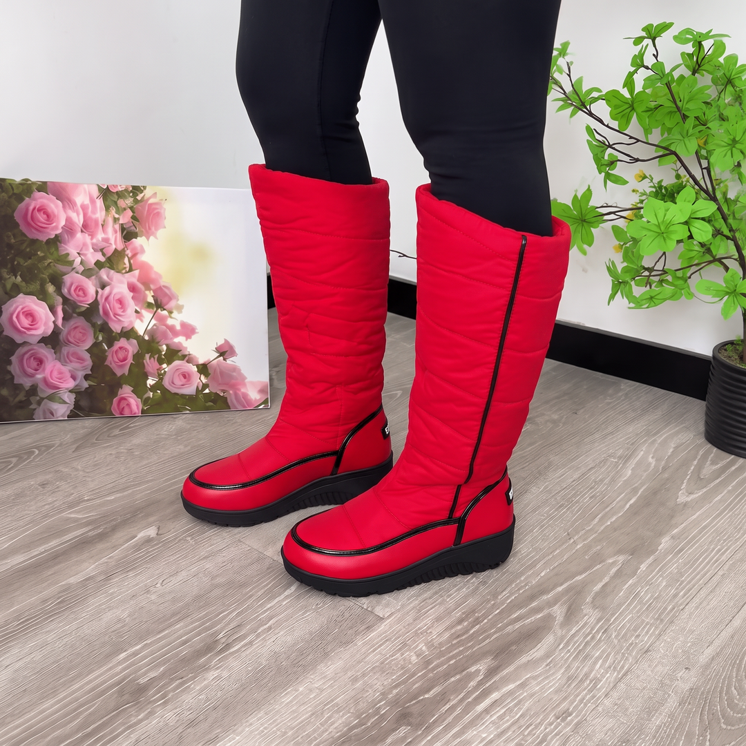 Longara – Full-Shaft Plush-Lined Knee-High Boots