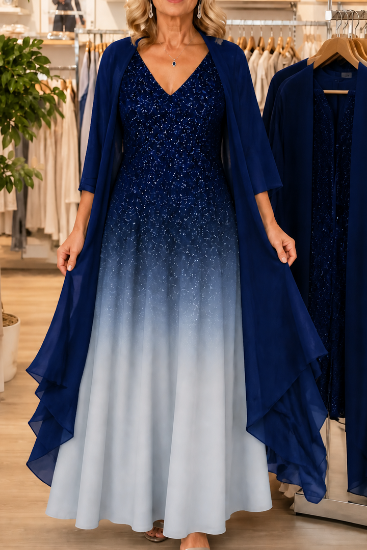 Wearbella – Two-Piece Maxi Dress And Cover-Up Set