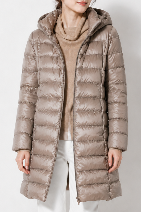 Featherlyte – Detachable-Hood Packable Ultralight Puffer Jacket
