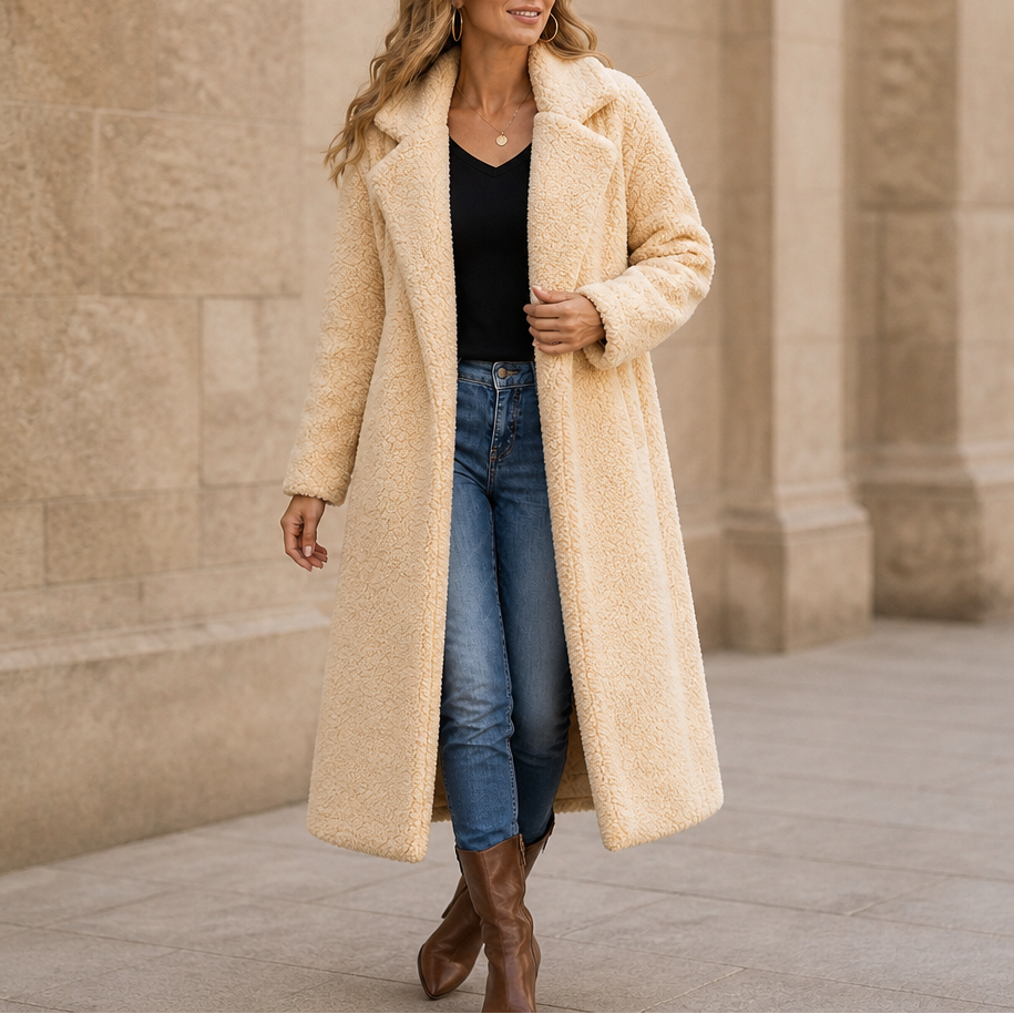 Veloura – Long Teddy Coat