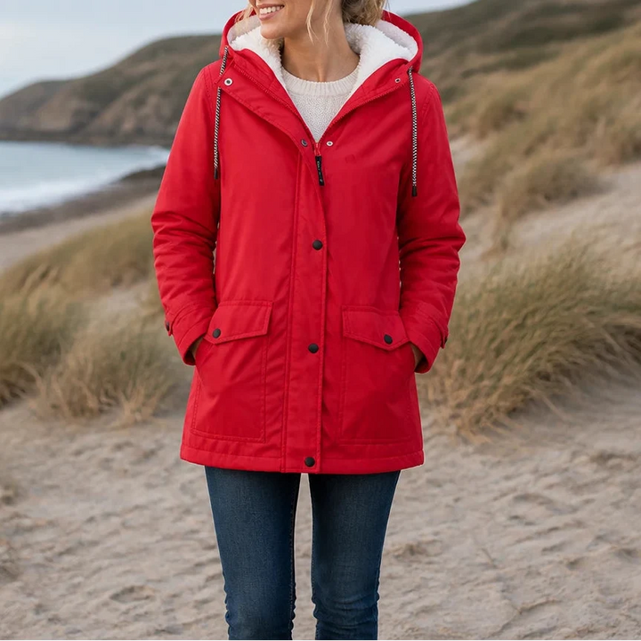 Windora – Fleece-Lined Hooded Winter Jacket