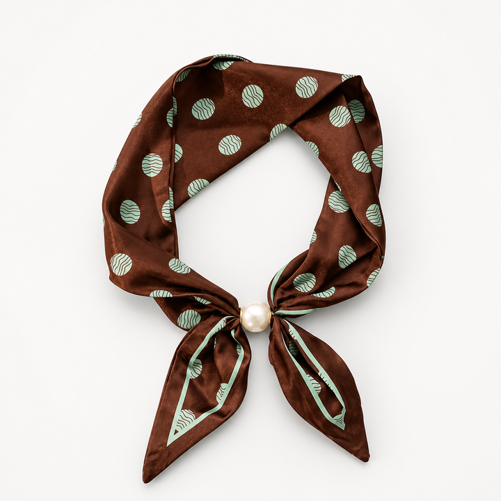 Pearluxe – Faux Pearl Magnetic Scarf Clasp