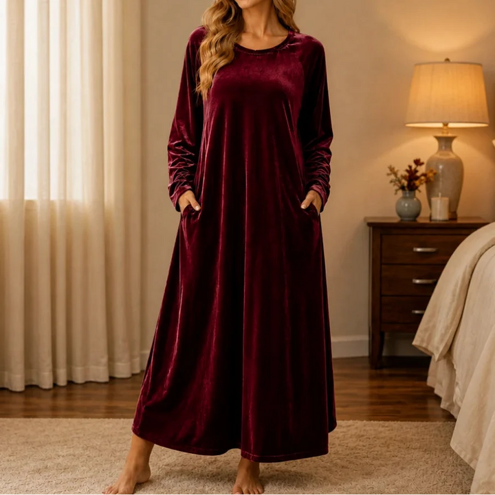 Overa – Long-Sleeve Maxi Dress