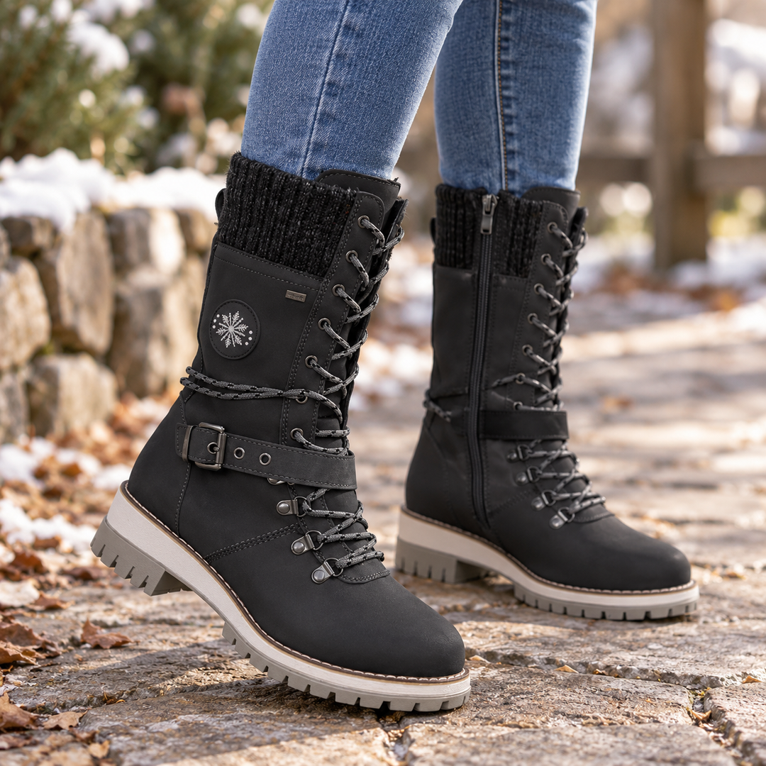 Snowlina – Adjustable Knee-High Insulated Snow Boots