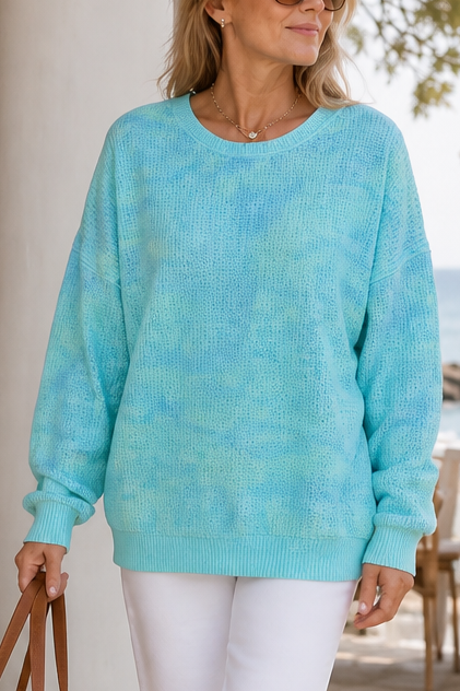 Wearbella – Oversized Ribbed Knit Pullover Sweater