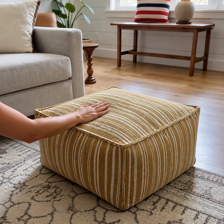 TidyNest – Fillable Storage Pouf Cover