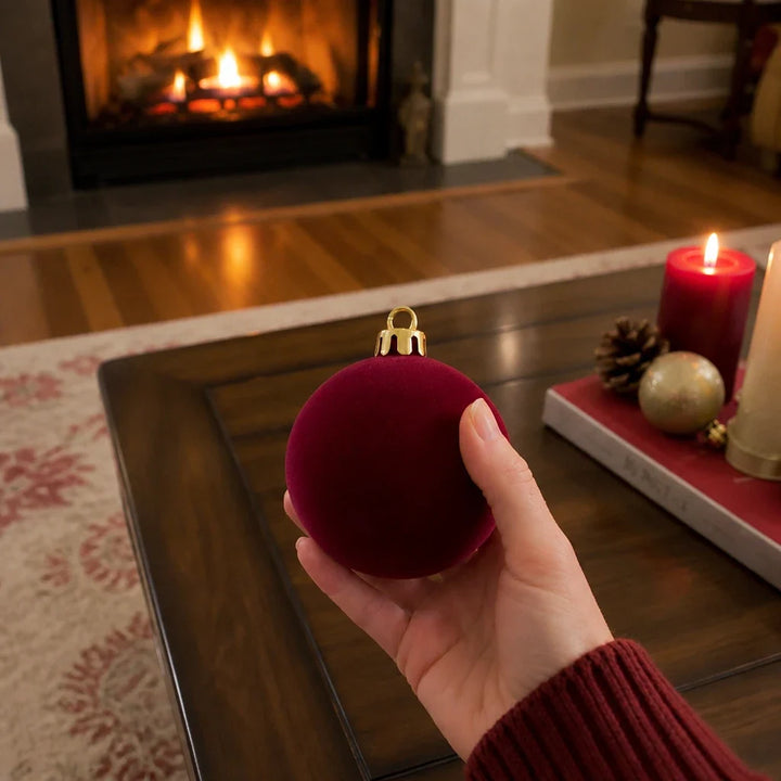 Veloura – Velvet Christmas Tree Ornaments